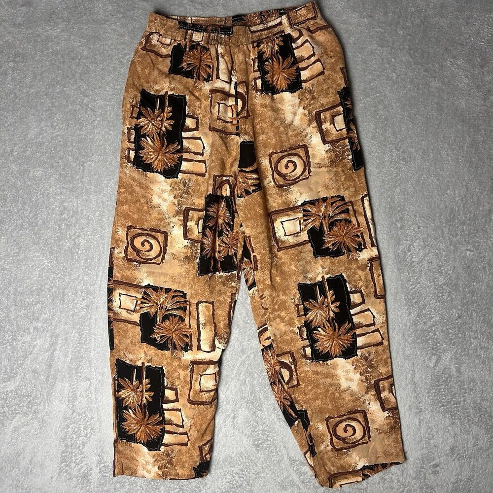 Boho Vintage Connections Straight Leg Comfy Pants No Size Tag See Measurements ￼